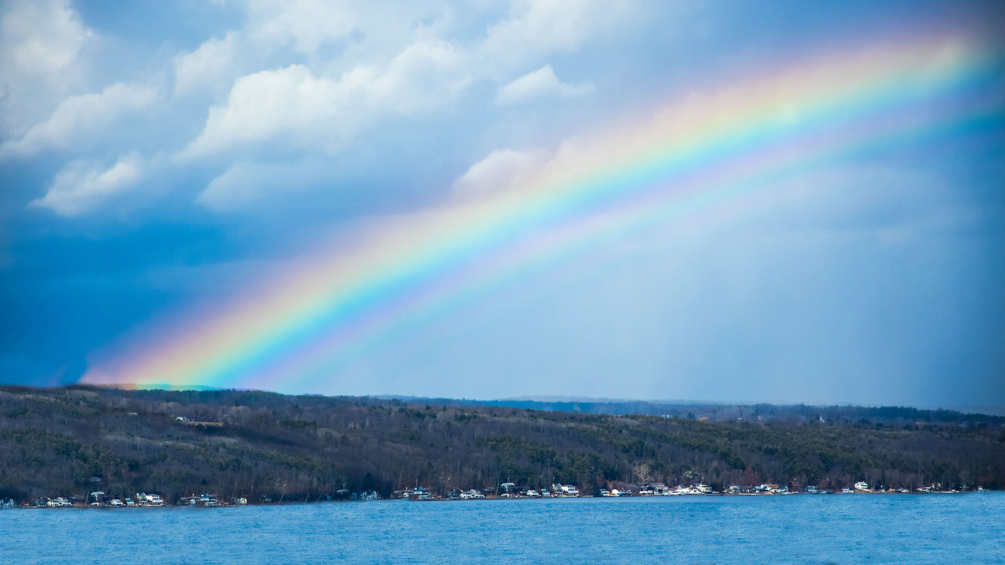 Rainbow over Keuka (March Photo)
